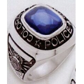Collegiate Ring with 12x10 Center Stone/Up To 10 Point Stone
